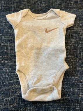 Nike Newborn Oatmeal Onesie
